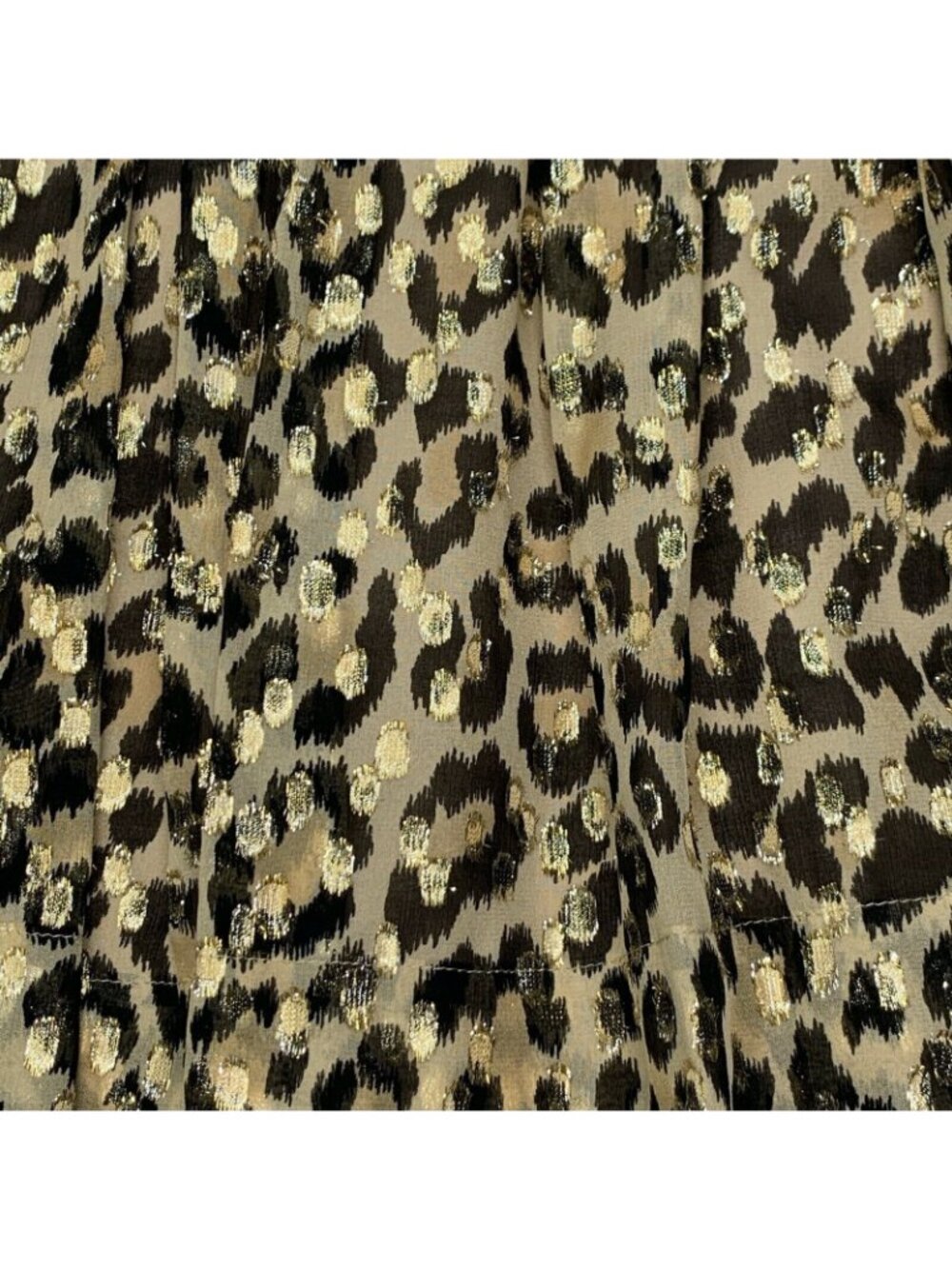 Kate Spade Womens Size 00 Leopard Print Mini Skirt Animal Print Flare - Picture 4 of 8